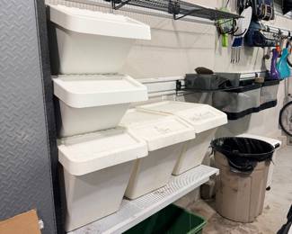 Storage and recycling bins