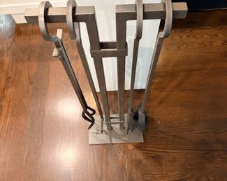 CB2 fireplace tool set