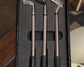 Novelty Golf Club Ballpoint Pen Set