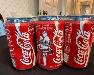 1995 Atlanta Braves World Series Champions Commemorative Coca-Cola 6-Pack