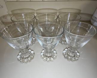 Vintage Anchor Hocking 'Boopie' Berwick Champagne/Sherbet Glasses