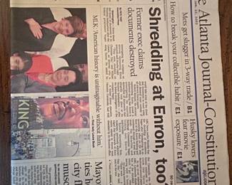 The Atlanta Journal-Constitution Newspaper (January 22, 2002)