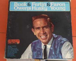 Buck Owens, Ferlin Husky & Faron Young - Compilation Vinyl LP (Hilltop JM-6027)