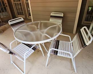 Vintage Brown Jordan Paragon Patio Dining Set