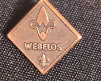 Vintage Webelos Rank Lapel Pin