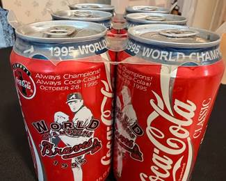 1995 Atlanta Braves World Series Champions Coca-Cola 6-Pack