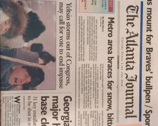 The Atlanta Journal Newspaper, March 12, 1993