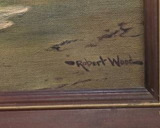 Robert Wood "Golden Surf" Reproduction Print