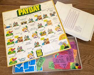 Vintage 1975 Parker Brothers Pay Day Board Game