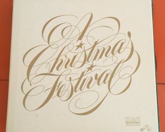 A Christmas Festival 4-LP Vinyl Box Set (RCA Special Products DML4-0415) - Featuring Julie Andrews, Henry Mancini, Perry Como