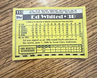 1990 Topps Ed Whited #111 Baseball Card