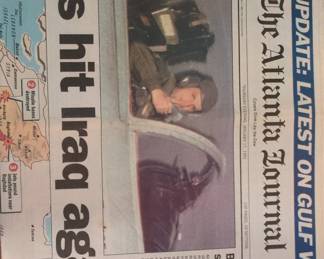 The Atlanta Journal, January 17, 1991, Gulf War Edition - Final Home P.M. Update