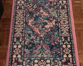 Persian-Style Floral Area Rug