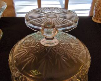 Shannon Crystal Dublin 4-in-1 Pedestal Cake Dome