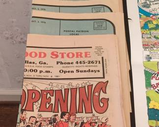 Vintage 1976-1981 Grocery Store Advertising Circulars