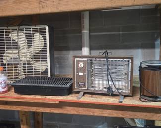 Vintage Titan RT28B2 Electric Space Heater Faux Wood Finish