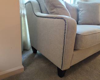 La-Z-Boy Upholstered Loveseat with Nailhead Trim