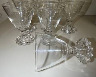 Vintage Anchor Hocking 'Boopie' Berwick Champagne/Sherbet Glasses