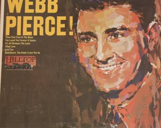 Webb Pierce - Just Webb Pierce! (Hilltop Records LP)