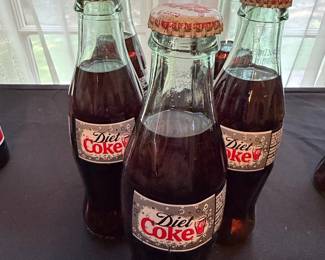 1997 Diet Coke 8 oz Glass Bottle