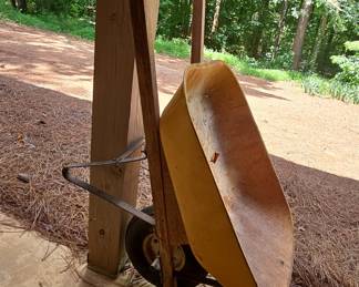Vintage True Temper Steel Wheelbarrow