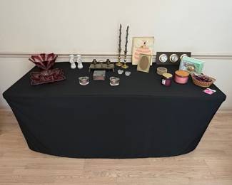 Estate Sale Decorative Table Assortment