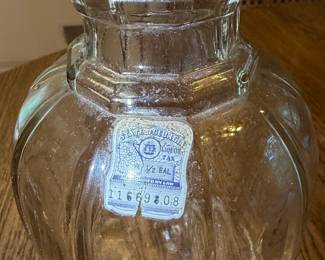 Vintage Jack Daniel's Half-Gallon Glass Decanter