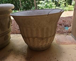 Embossed Composite Garden Urn Planter