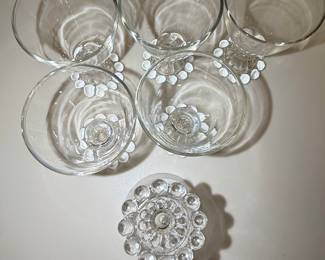 Vintage Anchor Hocking 'Boopie' Berwick Champagne/Sherbet Glasses