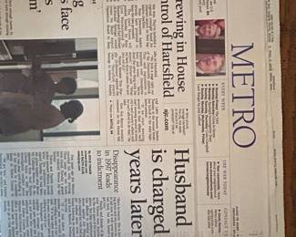 The Atlanta Journal-Constitution Newspaper Clipping (January 16, 2002) - Metro Section