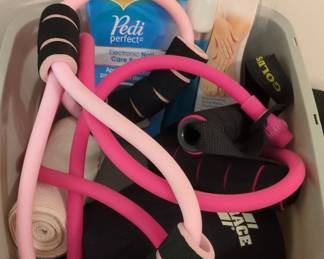 Fitness Accessory Lot with Amope Pedi Perfect
