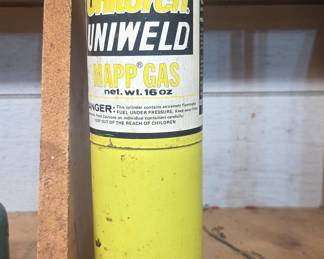 Vintage Uniweld MAPP Gas Cylinder 16 oz