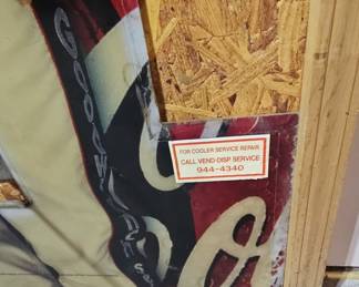 Dale Earnhardt Sr. Coca-Cola Vending Machine Front Panel