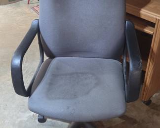 Generic Grey Fabric Office Task Chair