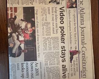 The Atlanta Journal-Constitution Newspaper, December 29, 2001