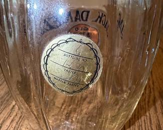 Vintage Jack Daniel's Half-Gallon Glass Decanter