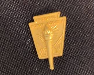 Vintage National Honor Society (NHS) Balfour Gold Filled Lapel Pin