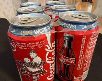 1995 Atlanta Braves World Series Champions Commemorative Coca-Cola 6-Pack