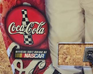 Dale Earnhardt Sr. Coca-Cola Vending Machine Front Panel