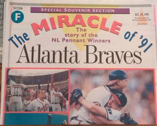 1991 Atlanta Journal-Constitution "Miracle of '91" Special Souvenir Section