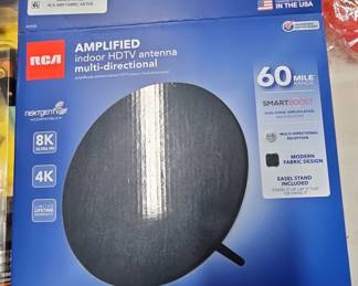 RCA Amplified Indoor Fabric HDTV Antenna (60-Mile Range)