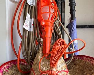 Portable Work Light with Extension Cord Set