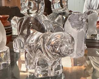 Baccarat x Medicom Toy Berbrick Crystal Figurines