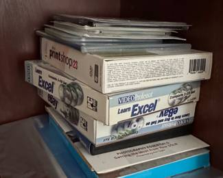 Vintage Educational Software Collection Video Professor Excel, Print Shop , Photography Essentials