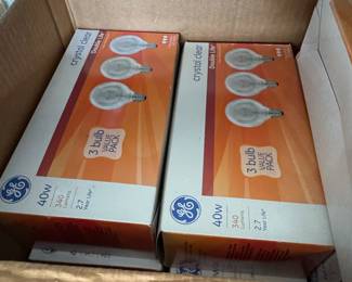 GE Crystal Clear G W Incandescent Globe Light Bulbs Pack