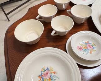 Vintage Homer Laughlin Virginia Rose Dinnerware