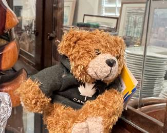 Personalized Canada Teddy Bear with Hoodie