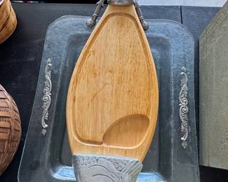 Winsome Wood FishShaped Serving Tray