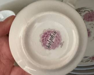 Formalities by Baum Bros. Samantha Gold Rimmed Cup and Saucer Set