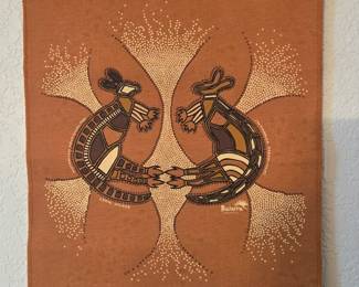 Lorni Hyland, "Warrior Dreaming"Bulurru Authentic Aboriginal Art